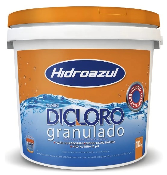 Dicloro Granulado - Hidroazul - 10Kg