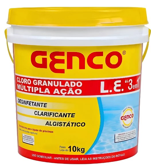 Cloro Granulado 3em1 - Genco - 10Kg