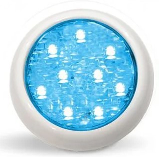 Luminária Piscina 12V 9W 80mm Azul